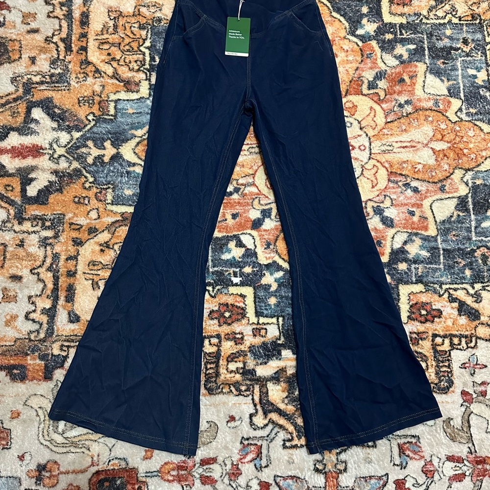 Dark Blue Flared Pants